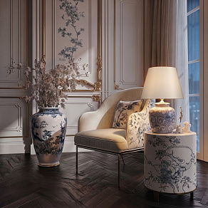 Настольная лампа декоративная Loft it Orchid 10491T Blue
