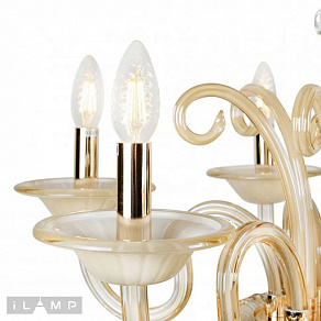 Подвесная люстра iLamp Classic P2318-6GD