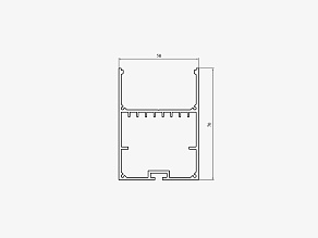 Профиль подвесной LEDS POWER  633154