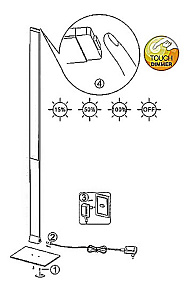 Торшер Globo Campania 58320S