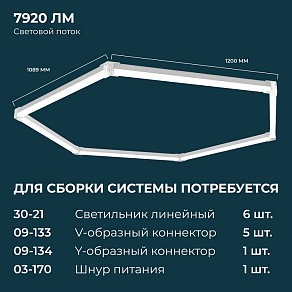 Модульный светильник Apeyron Electrics  30-21