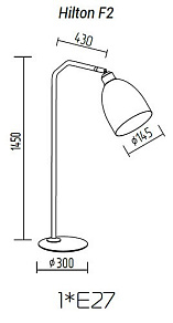 Торшер TopDecor Hilton Hilton F2 12
