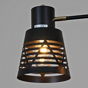 Потолочная люстра Reluce 6074 06074-3.3-04 BK+FG