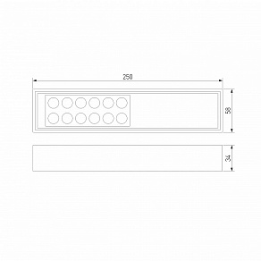 Накладной светильник Elektrostandard Tend a068850