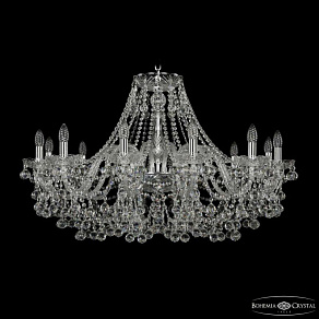 Подвесная люстра Bohemia Ivele Crystal 1409 1409/12/360 Ni