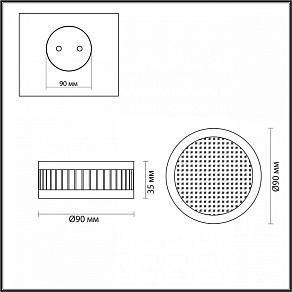 Накладной светильник Odeon Light Manchester 7013/7CL