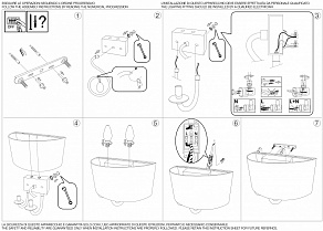 Бра Ideal Lux Swan SWAN AP2 NERO
