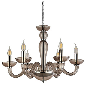 Подвесная люстра Newport ARLETTE 8646/С chrome coffee