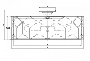 Светильник на штанге Maytoni Messina H223-PL-05-G
