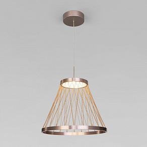 Подвесной светильник Eurosvet Cesta 40016/1 LED коричневый