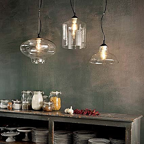 Подвесной светильник Ideal Lux Bistro BISTRO' SP1 SQUARE AMBRA