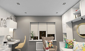 Встраиваемый светильник Denkirs DK3022 DK3072-BK+WH