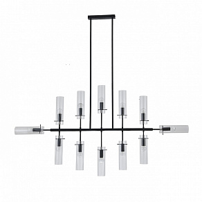 Люстра на штанге Indigo Saetta 11053/12R Black