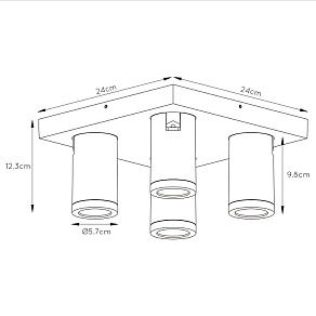 Спот Lucide Taylor 09930/20/31