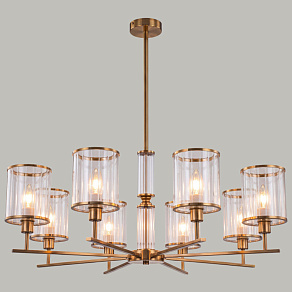 Люстра на штанге ILLUMICO  IL0183-8C-79 COPPER KOPNINI