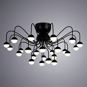 Потолочная люстра Arte Lamp Dexter A3619PL-24BK