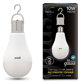 Лампа светодиодная Gauss LED A60 E27 10Вт 4100K 102402200