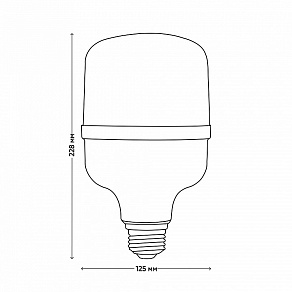 Лампа светодиодная Volpe  E27 50Вт 4000K UL-00006791