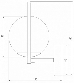 Бра Eurosvet Ringo 50289 хром