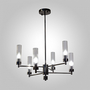 Люстра на штанге AM-Group INDIGO INDIGO SP6 PEARL BLACK