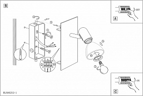 Бра Eglo Ares 1 86212