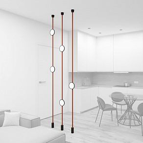 Светильник на растяжке Denkirs Belty SET DK55SET19-01-BR