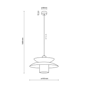 Подвесной светильник TK Lighting Verado 11768 Verado Burgund