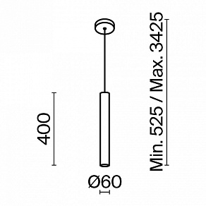 Подвесной светильник Maytoni Pro Focus MOD161PL-01G1