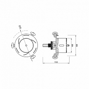 Крепление для шнура Arlight DRILL 053042