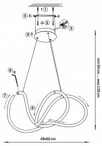 Подвесной светильник Lightstar Corinto 637067