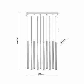 Потолочная люстра TK Lighting  11488