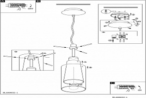 Подвесной светильник Eglo ПРОМО Pinto 89832