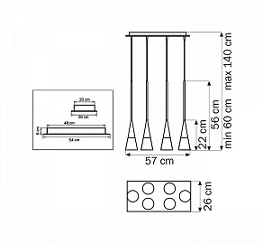 Подвесной светильник Lightstar Conicita 804160