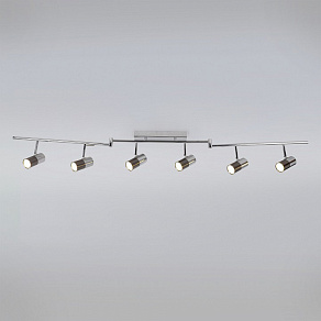 Спот Eurosvet Mini Topper 20086/6 LED хром/черный жемчуг 30W