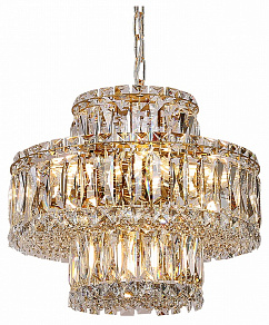 Подвесная люстра Newport 8450 8458+3/C gold