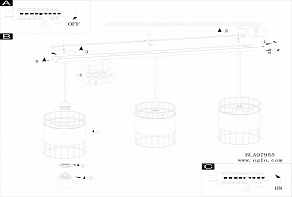 Подвесной светильник Eglo ПРОМО Norumbega 97955
