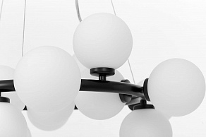 Подвесная люстра LUMINA DECO Marsiada LDP 6033-15 BK