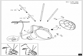 Настольная лампа декоративная Eglo ПРОМО Cannington 49673