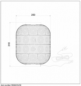 Настольная лампа декоративная Lucide Tahar 78584/25/30