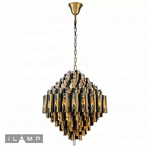 Подвесная люстра iLamp Tribeca 097D-12 MBR+BK