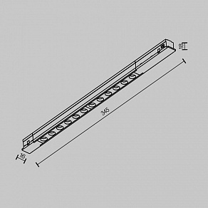 Накладной светильник Maytoni Technical Points TR232-2-10W4K-B