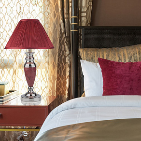 Настольная лампа декоративная Eurosvet Majorka 008/1T MRD (бордо)