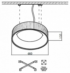 Накладной светильник Sonex Sharmel 7714/56L