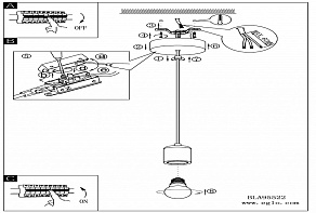 Подвесной светильник Eglo ПРОМО Silvares 95522