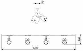Комплект трековый Eurosvet Leonardo a043558