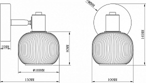 Спот Moderli Katrin V3030-1W