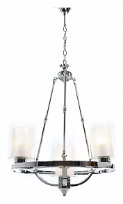 Подвесная люстра LUMINA DECO Santini LDP 1220-4 CHR+WT