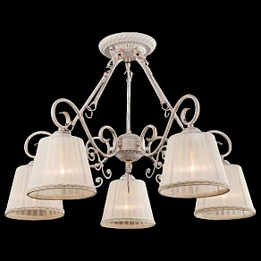 Люстра на штанге Eurosvet 60000 60000/5 белый с золотом