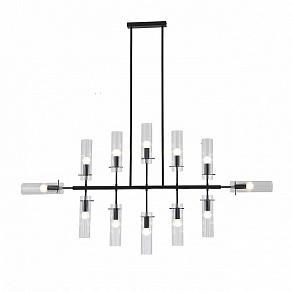 Люстра на штанге Indigo Saetta 11053/12R Black