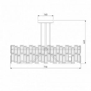 Светильник на штанге Bogate's Zolletta 339/8 Strotskis Smart